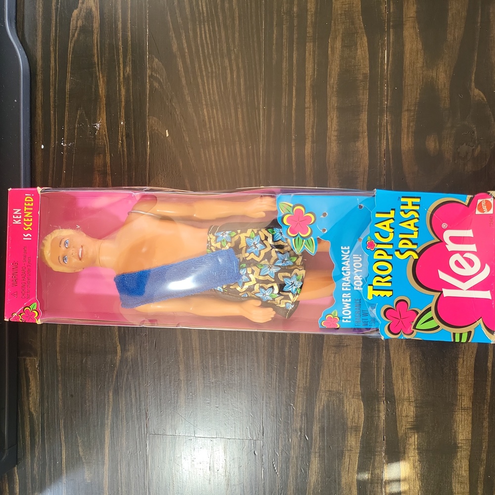 Vintage 1994 Tropical Splash Ken New In Box